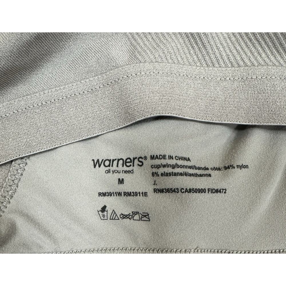 Warners Womens Bra Size Medium Blissful Benefits RM3911W Smoothing Almond NWT - Picture 6 of 6